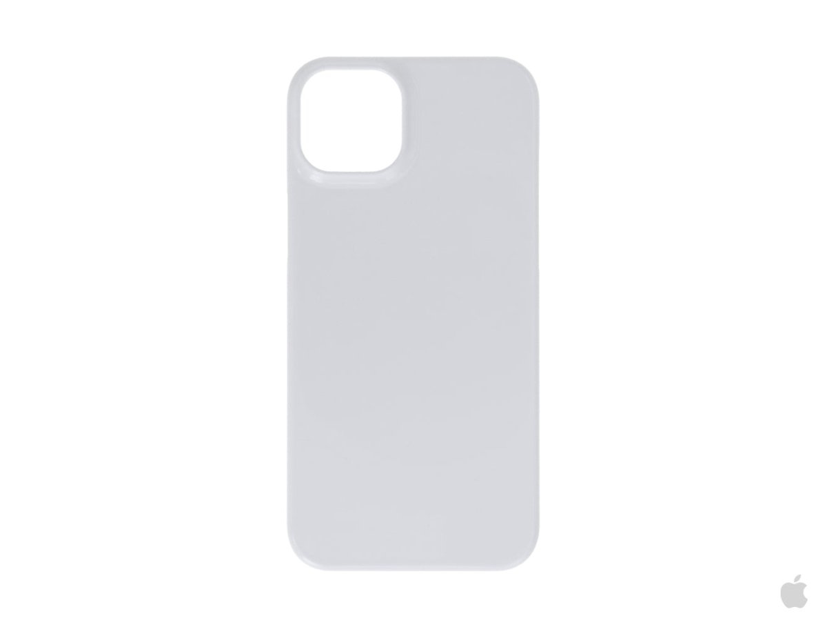 3D Apple iPhone 15 Plus Sublimation Case - Gloss White