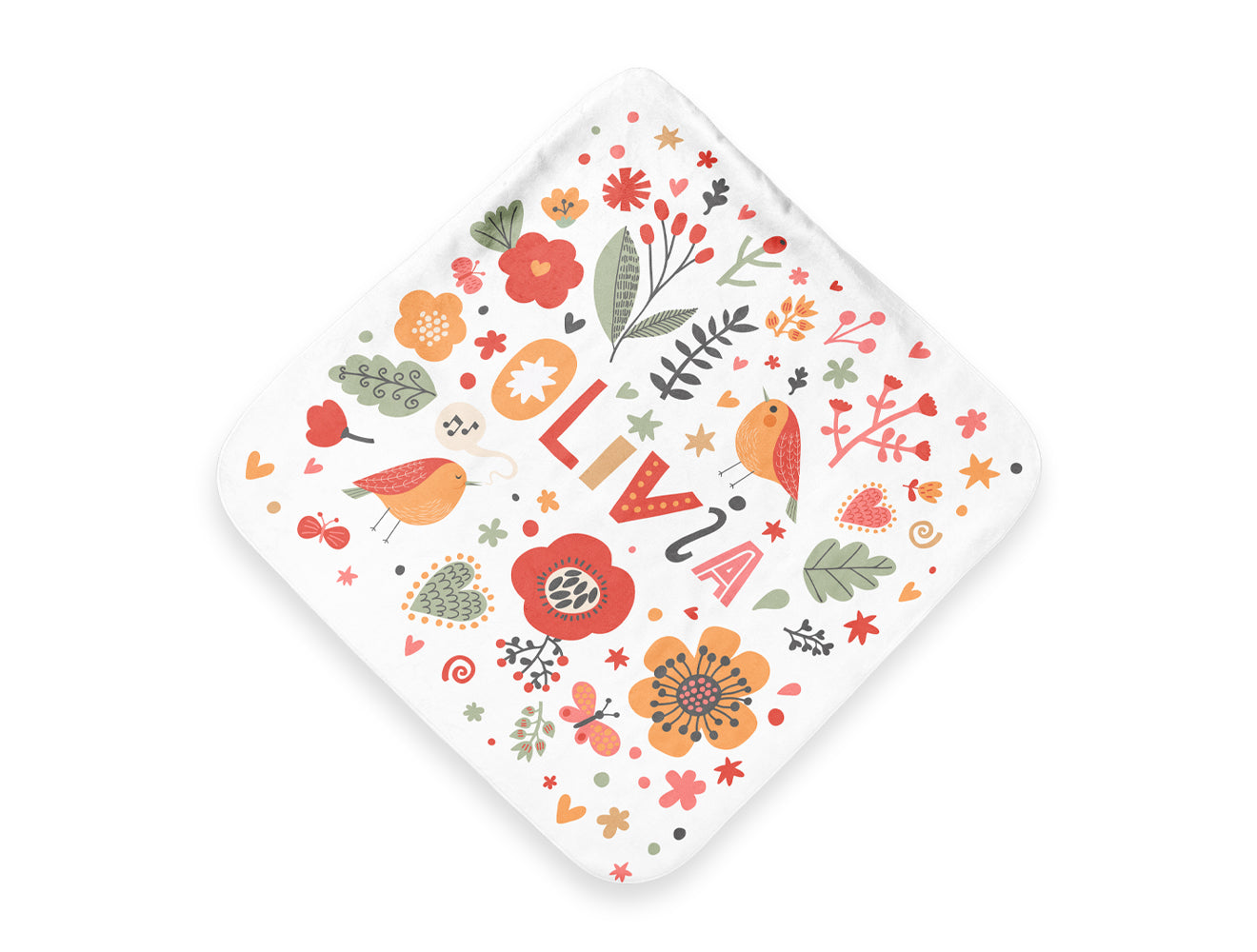 Baby Hooded Sublimation Towel 80 x 80 cm