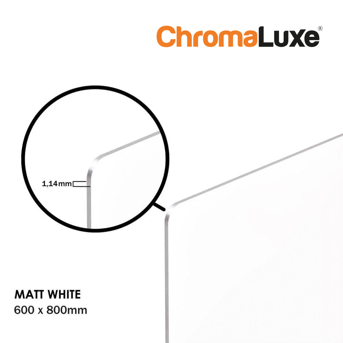 ChromaLuxe Sublimation Photo Panel - 600 x 800 x 1,14 mm