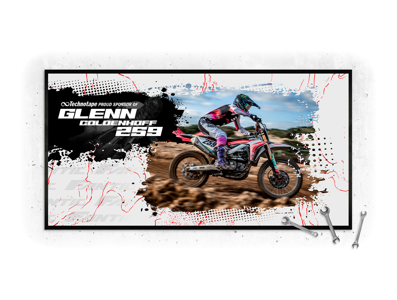 Sublimations-Fußmatte - 200 x 100 cm