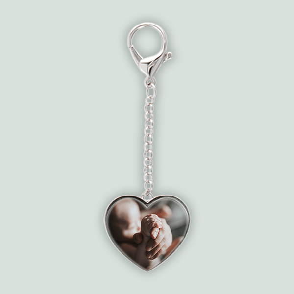 Heart shape Sublimation Keychain - 46 x 43 mm