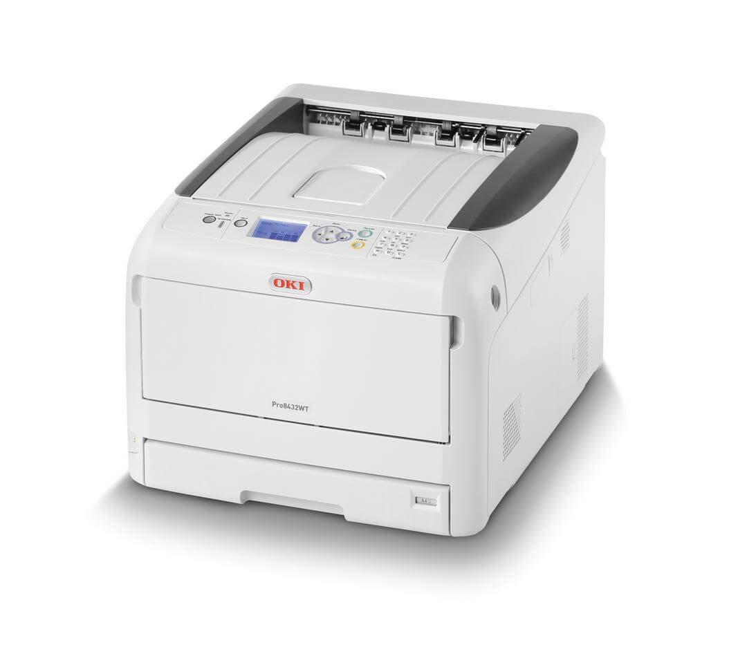 OKI Pro8432WT - A3 Printer Side View