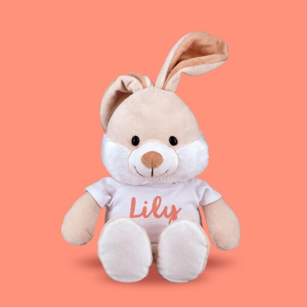 Plush Bunny with Sublimation T-shirt