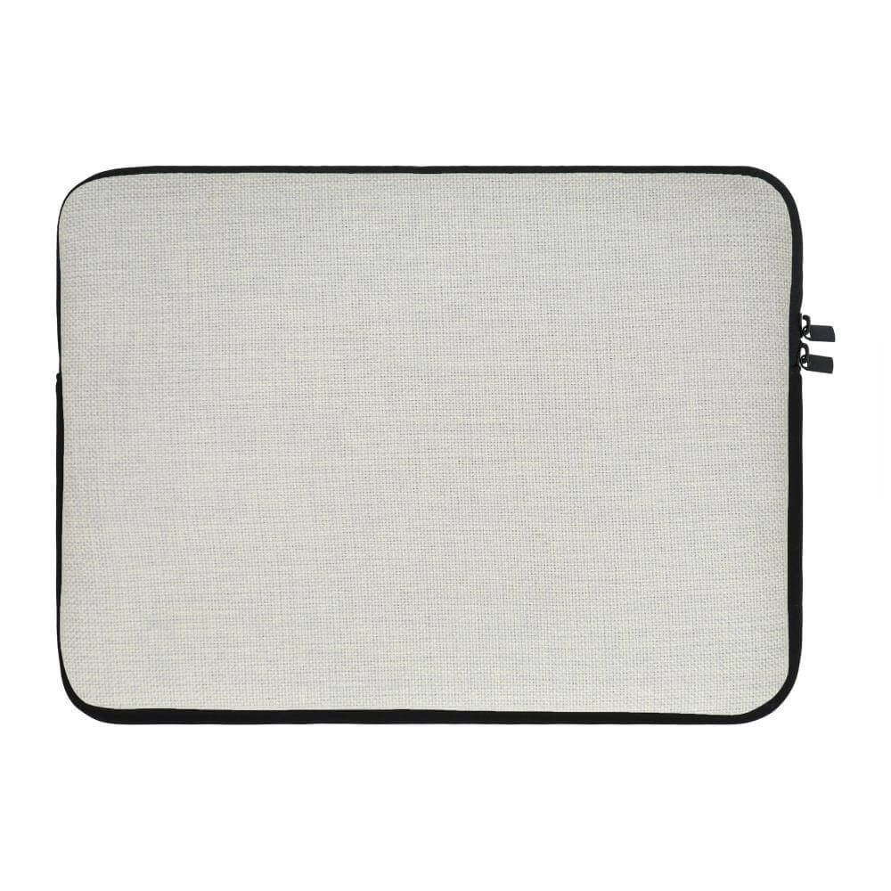 Polylinen Sublimation Laptop Sleeve with Lining - 15.6