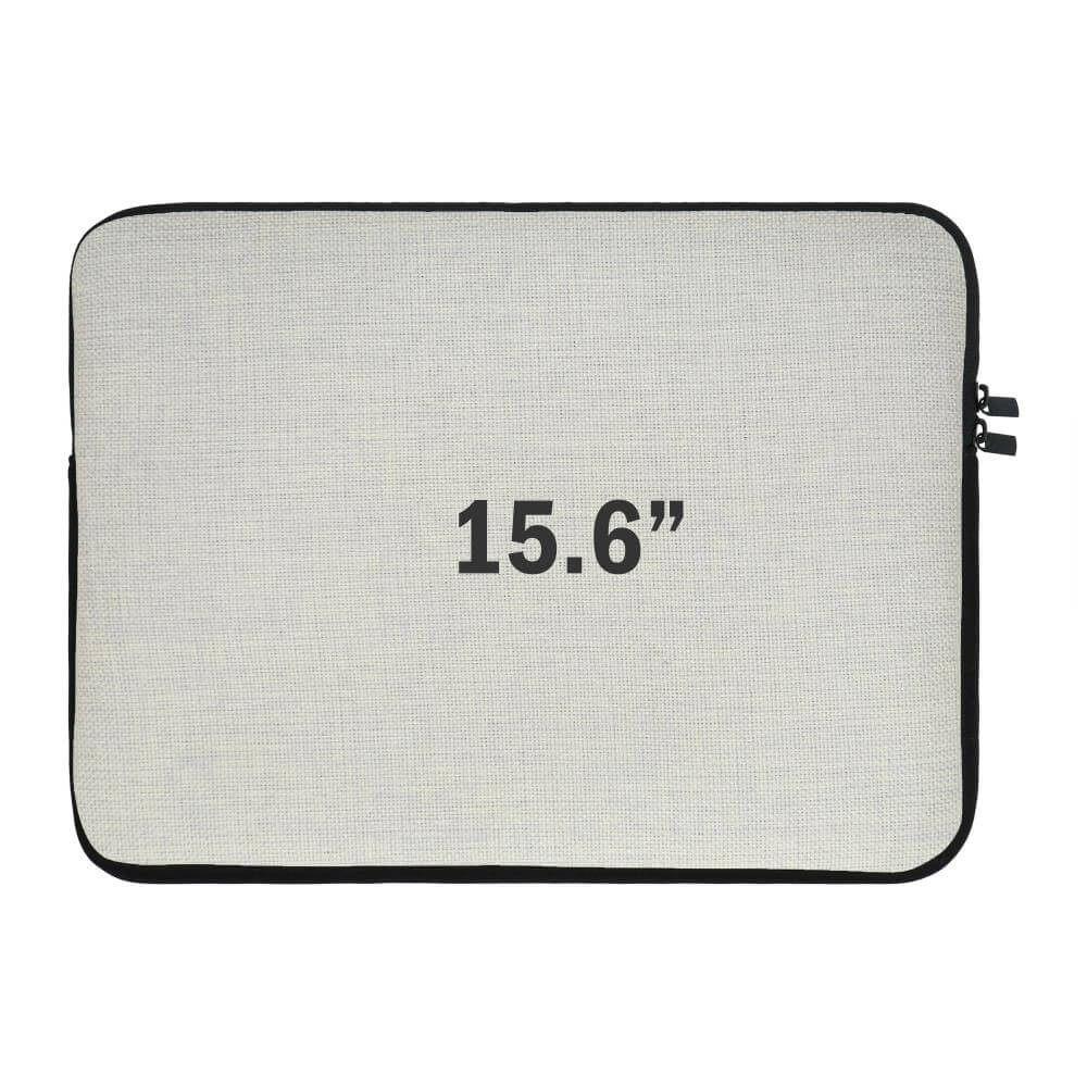 Polylinen Sublimation Laptop Sleeve with Lining - 15.6