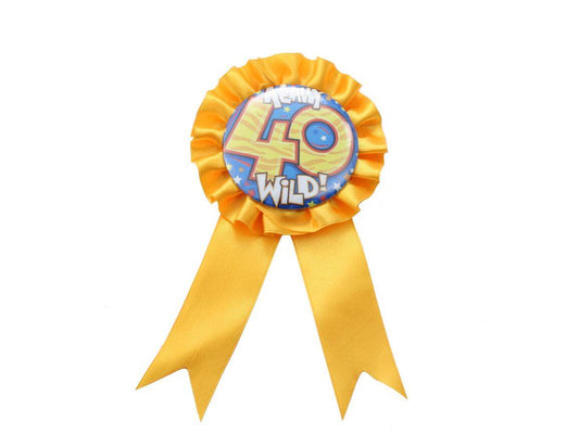 Rosette, Orange for Ø56 mm Button Printed