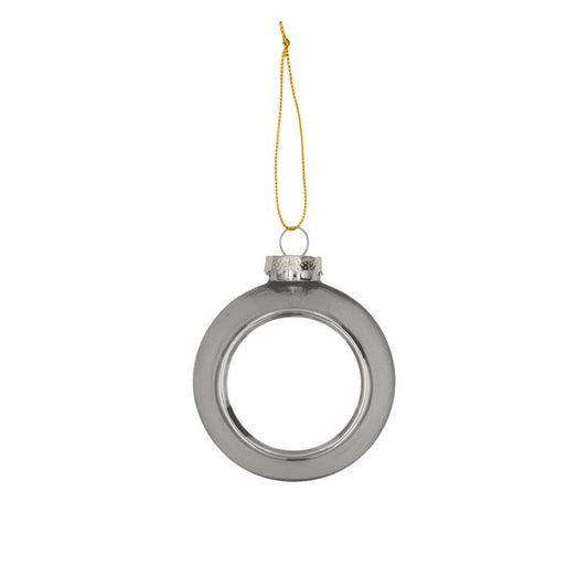 Sublimation Christmas Ball - Silver Plastic Ø80 mm