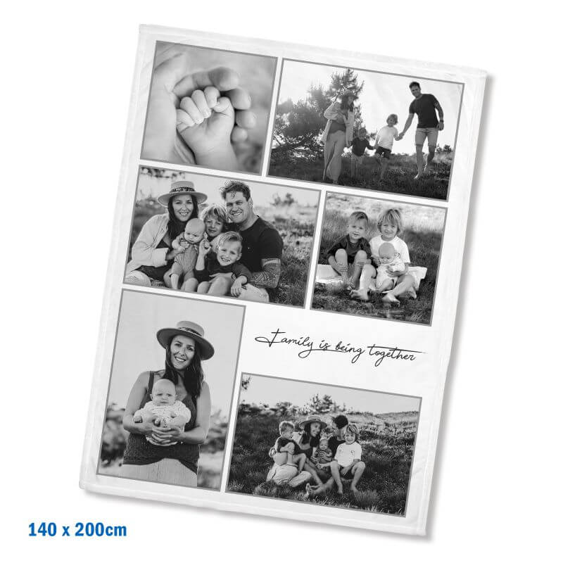 Sublimation Fleece blanket - 140 x 200 cm Printed