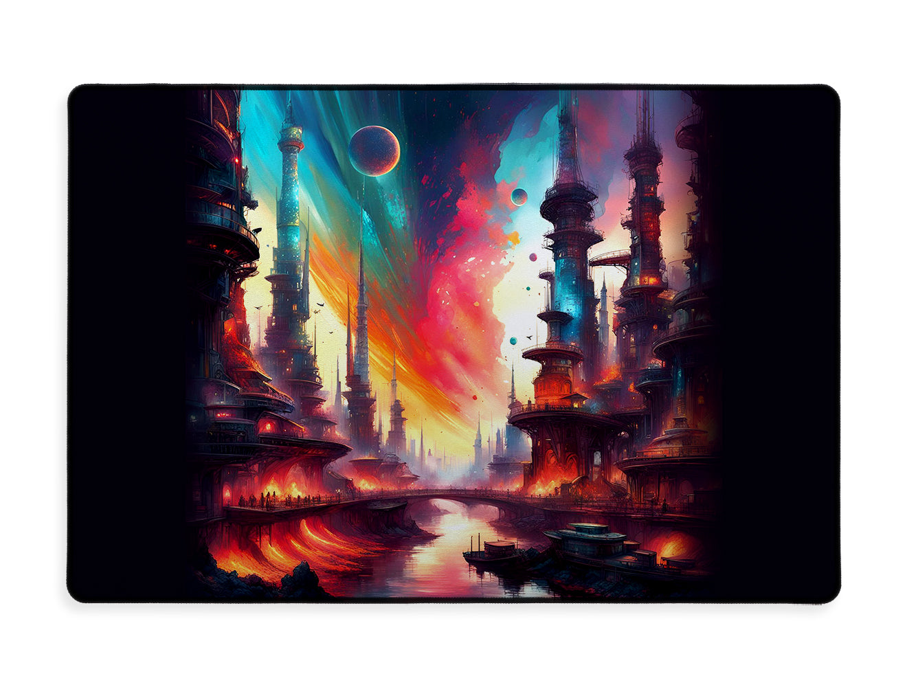 Sublimation Gaming Mouse Pad 800 x 400 x 3 mm - White World Printed