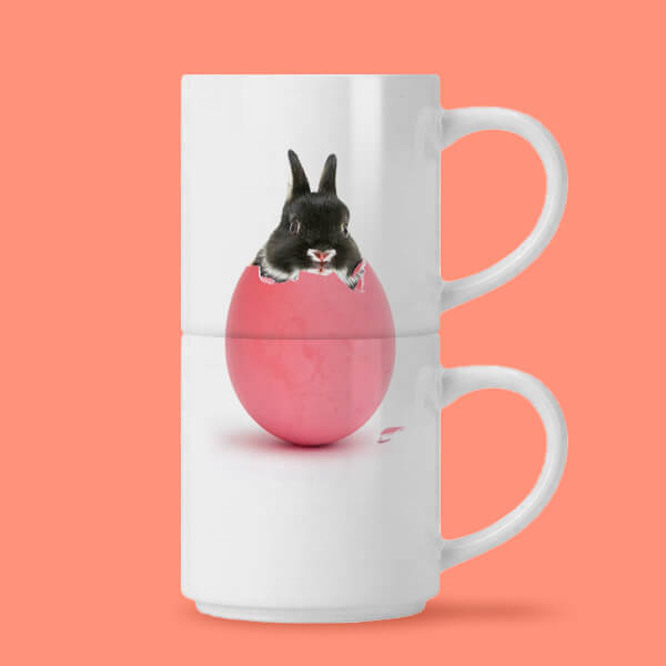 Sublimation Mug 10oz Stackable