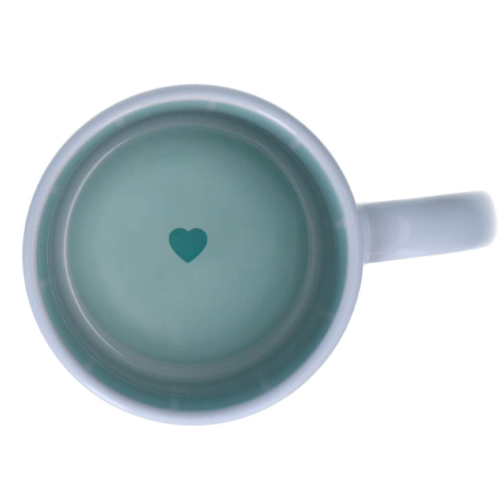 Sublimation Mug 11oz - Heart Green Inside SPM.082.096.111