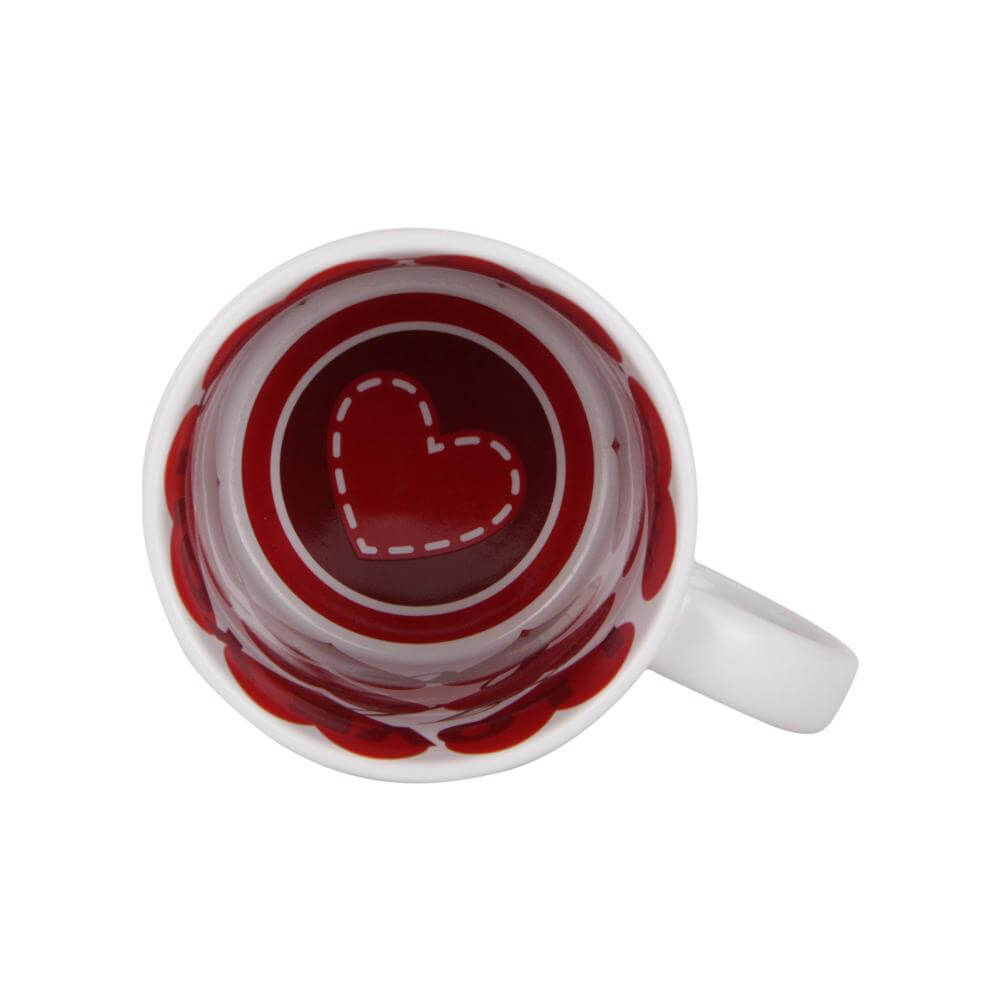 Sublimation Mug 11oz - I Love You Upside View