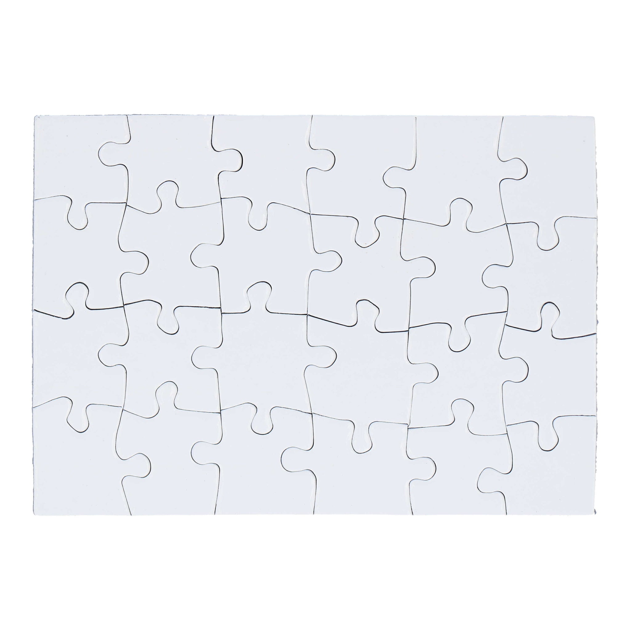 Sublimation Puzzle 10 x 14 cm - Cardboard 24 pcs