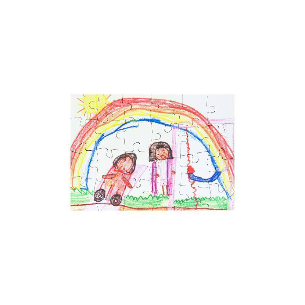 Sublimation Puzzle 10 x 14 cm - Cardboard 24 pcs Printed