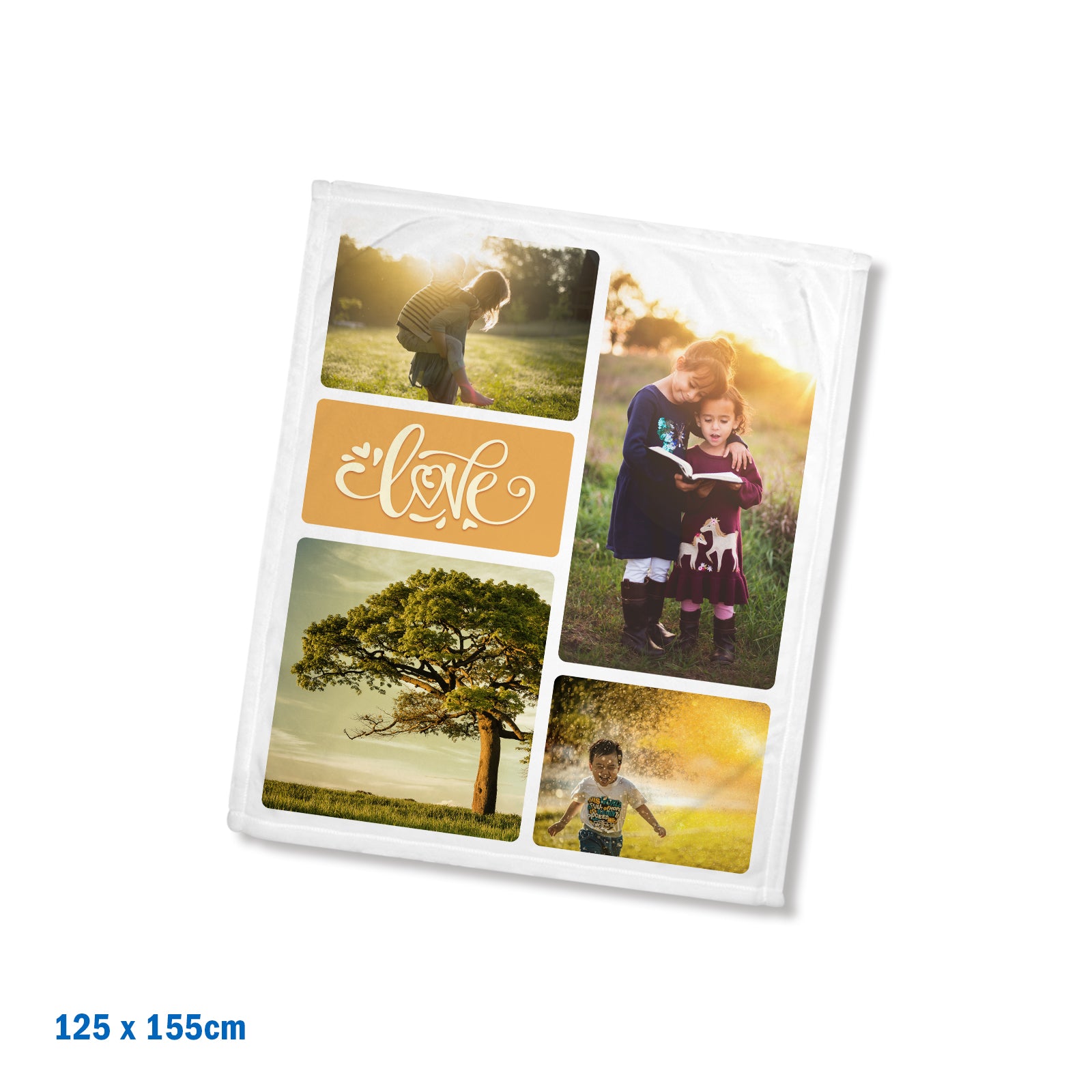 Sublimatie Fleecedeken - 125 x 155 cm