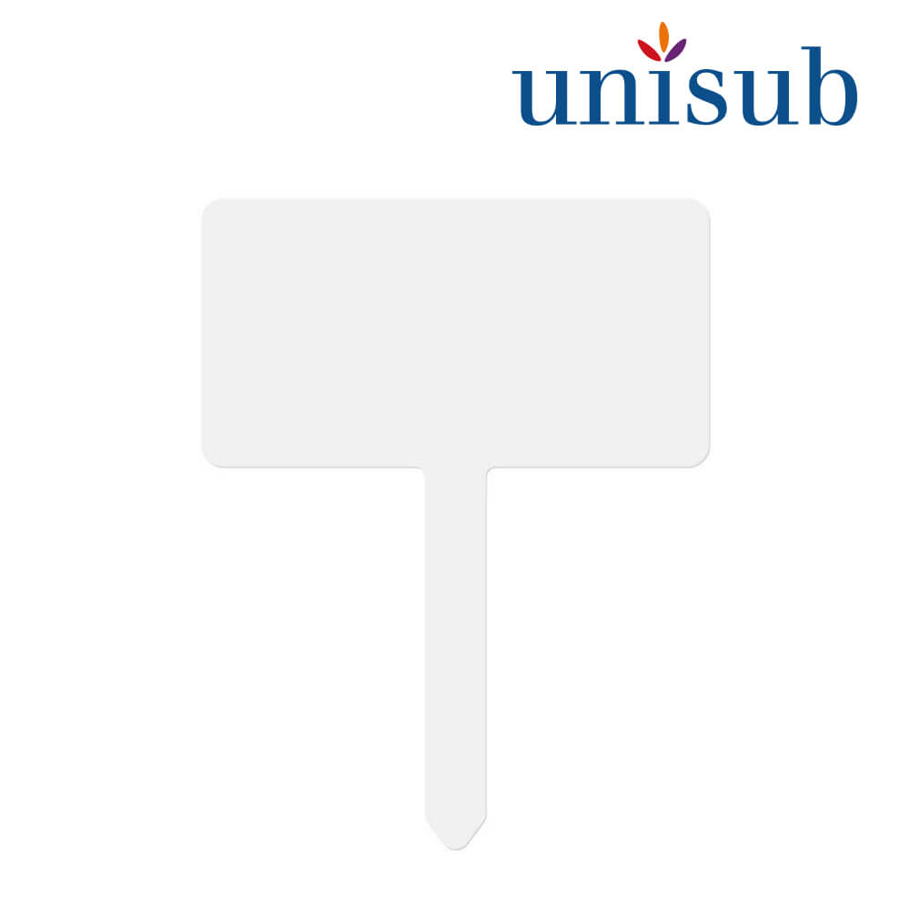 Unisub EXTENDED Large Rectangle Sublimation Yard Sign - 197 x 254 mm