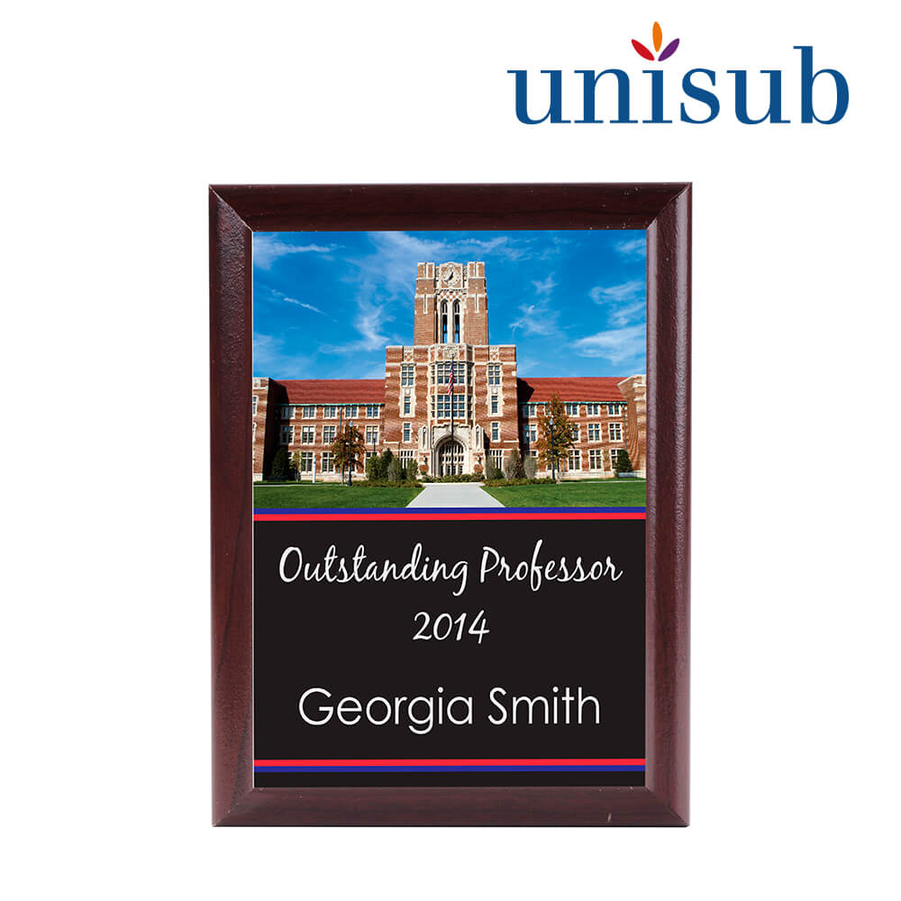 Unisub Plaque with Cherry Ogee Edge - 203,2 x 254 mm