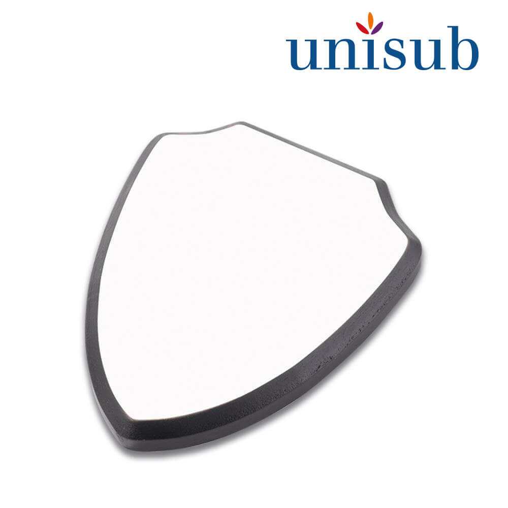 Unisub Shield Sublimation Plaque with Black Edge