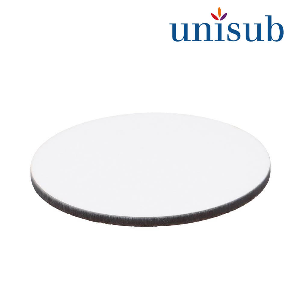 Unisub Sublimation Coaster with Cork Back - Ø95 x 3,18 mm