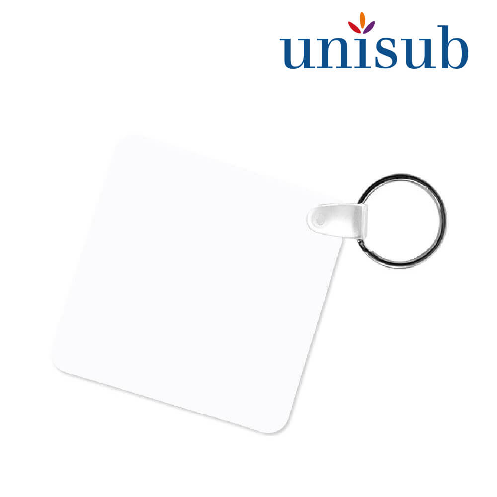 Unisub Sublimation Keychain - Square 2 Sided