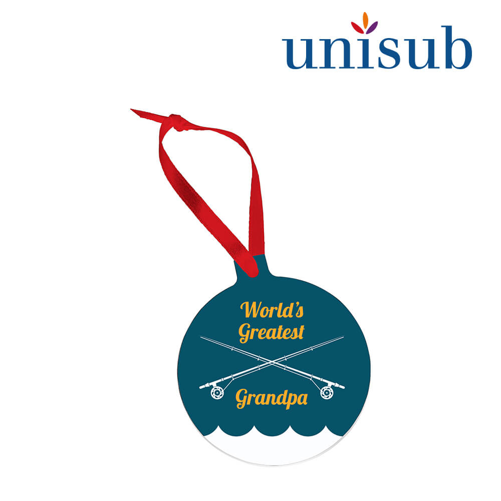 Unisub Sublimation Ornament - Ball 2 Sided