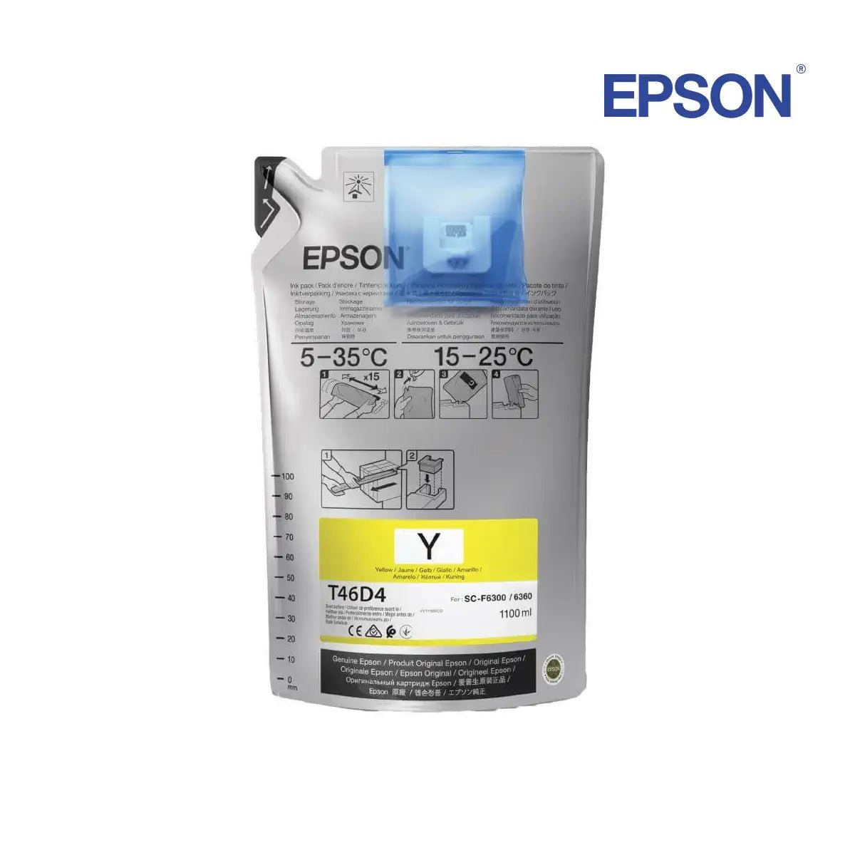 Epson Ultrachrome DS Sublimation Iink SC - F6300 - Yellow