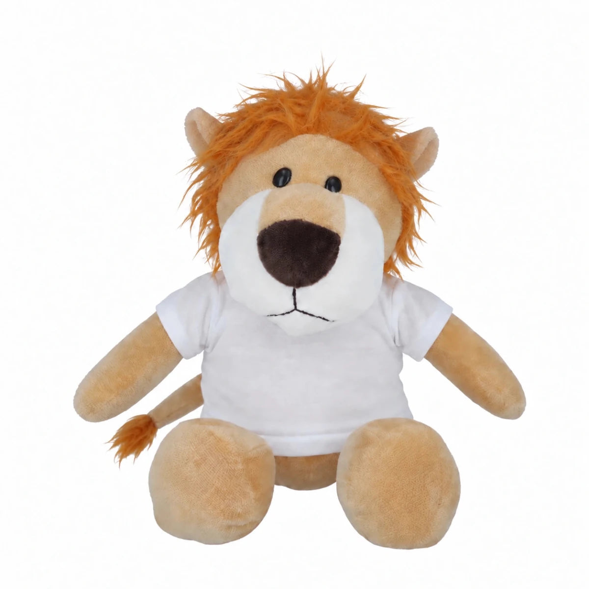 Plush Lion with Sublimation T-Shirt 23 cm