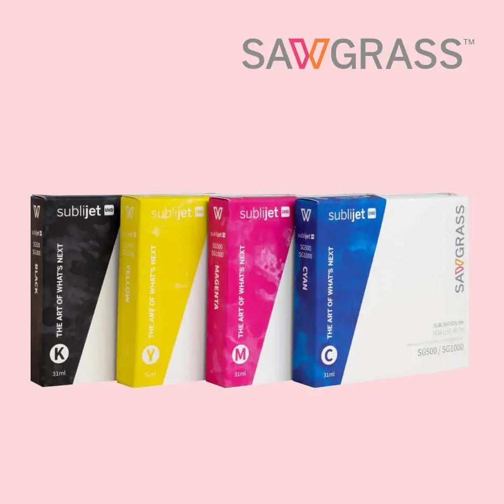 Sawgrass SG500 & SG1000 31ml Ink Set – SubliJet - UHD (CMYK)