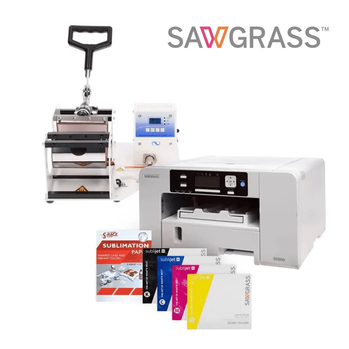Sawgrass SG500 - Sublimation Printer & Mug Press Starter Set