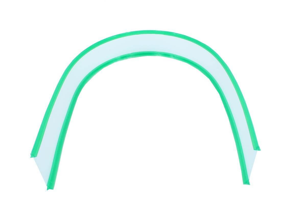 Squeegee 55 mm x 80 cm Green