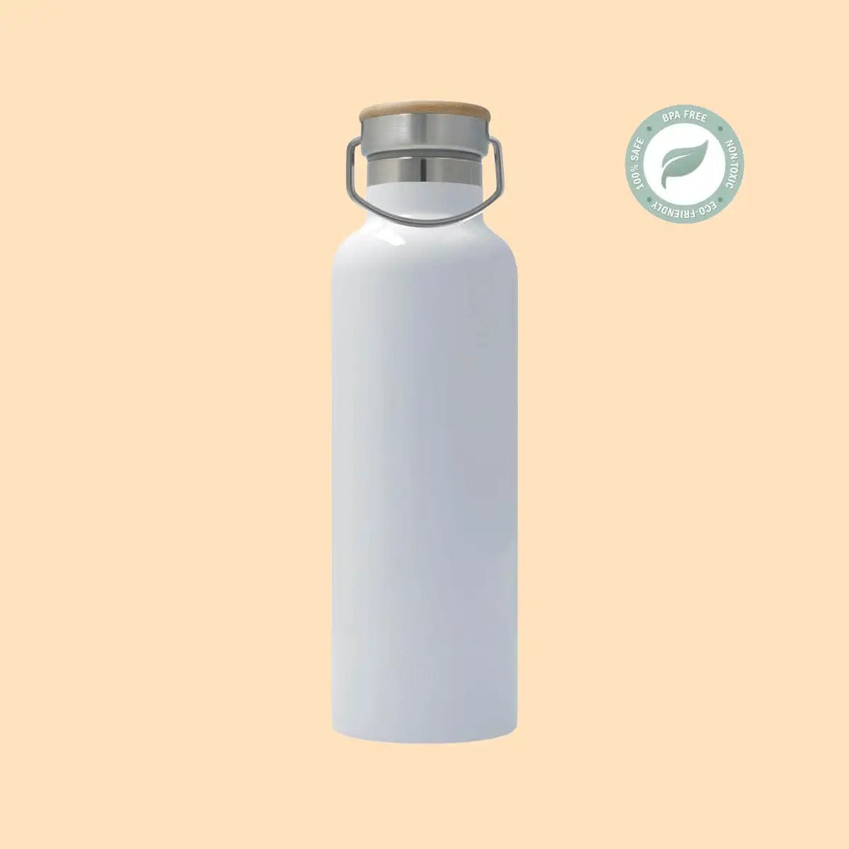 Stainless Steel Sublimation Thermos Bottle 750 ml / 25oz - White