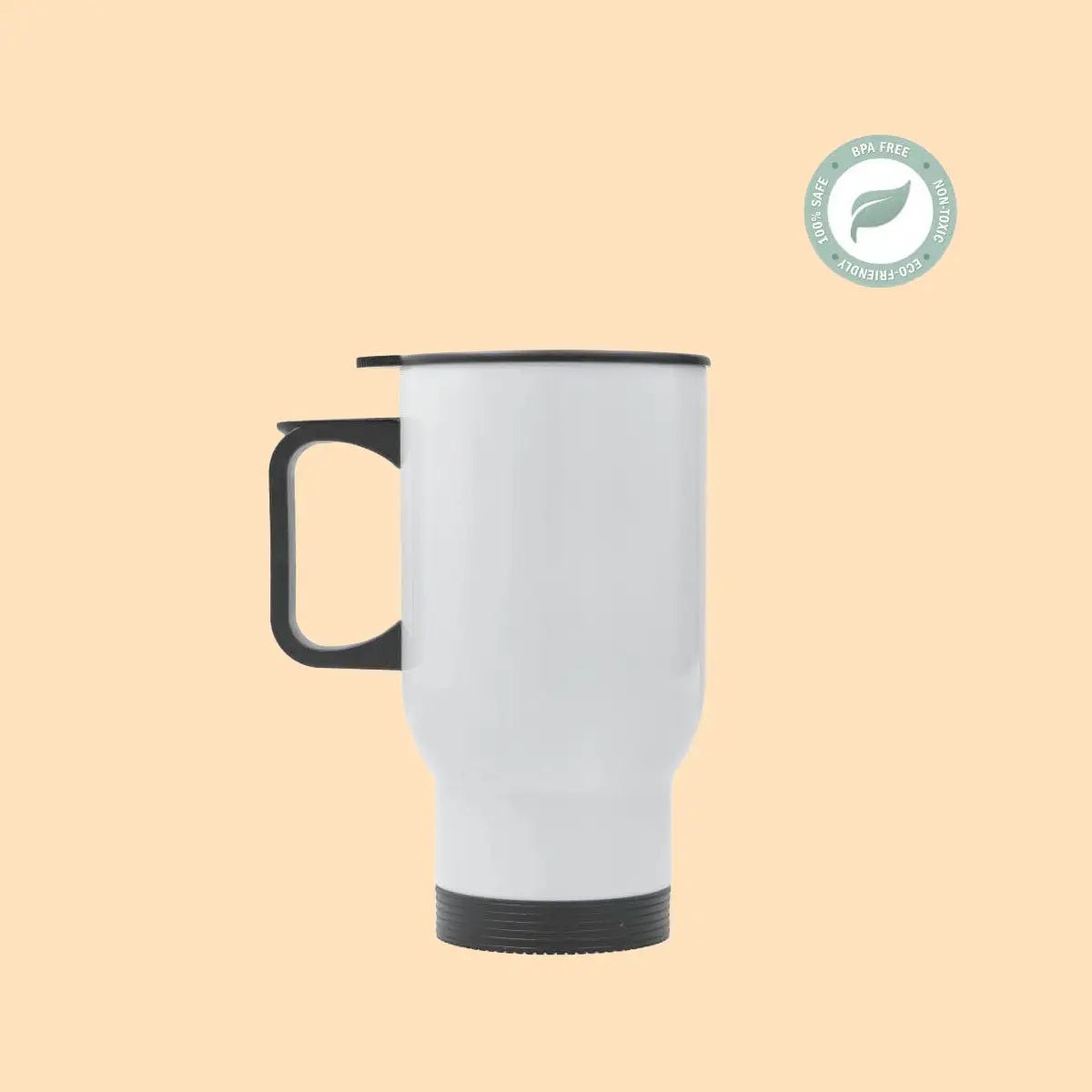 Stainless Steel Sublimation Travel Mug 415 ml / 14oz - White