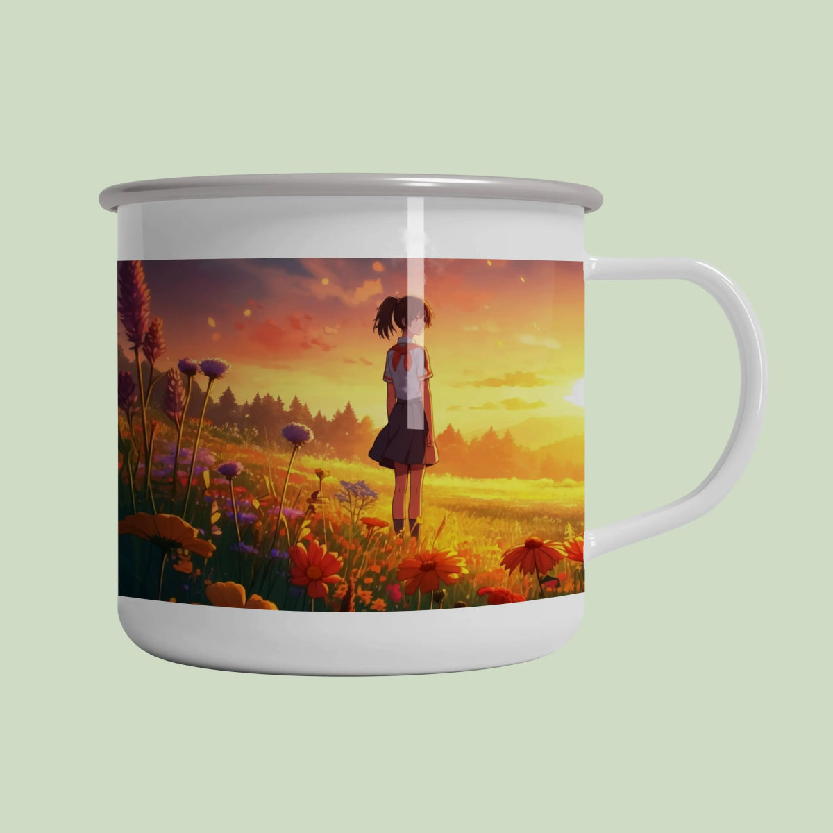 Sublimation Enamel Mug 12oz White
