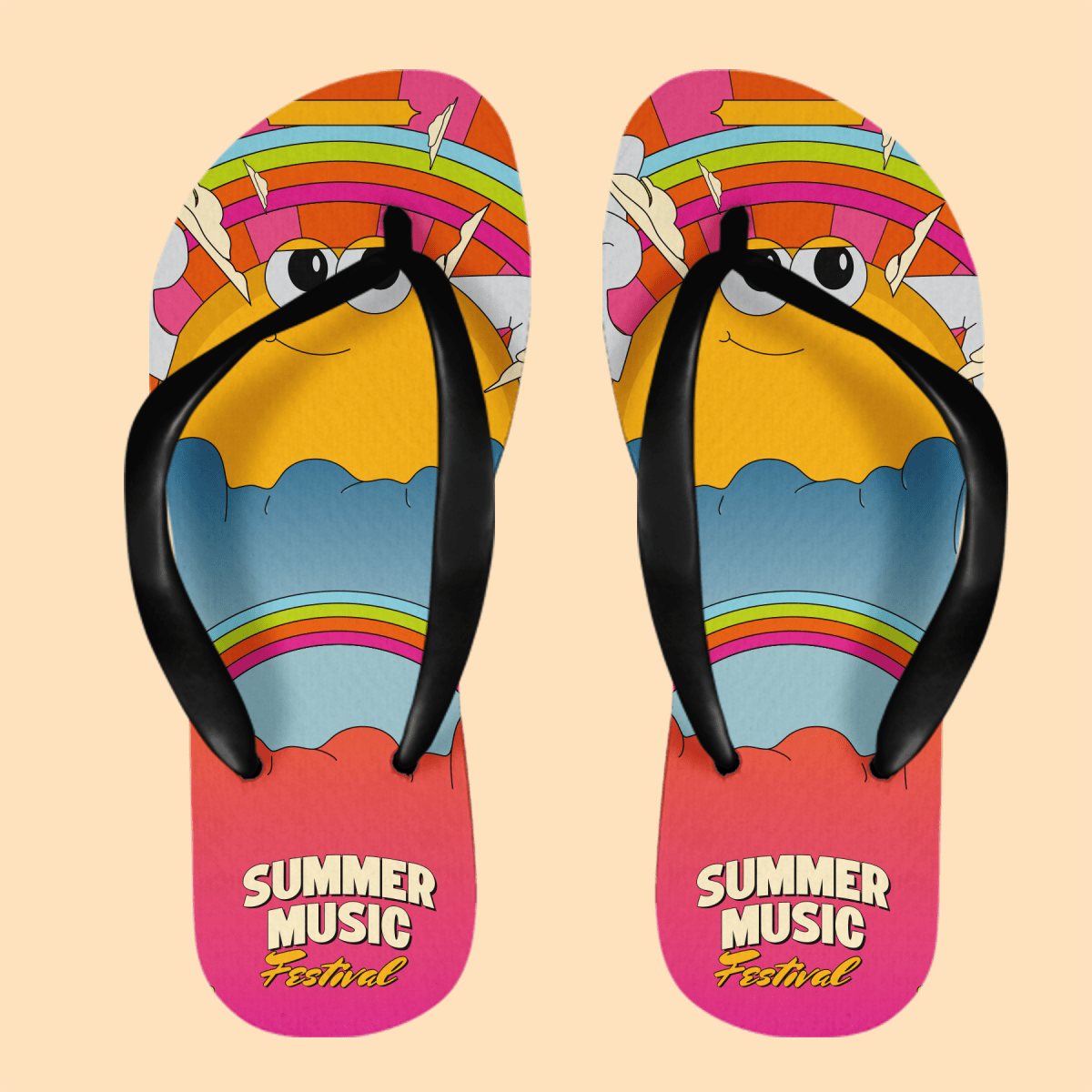 Sublimation Flip Flops Adult - L