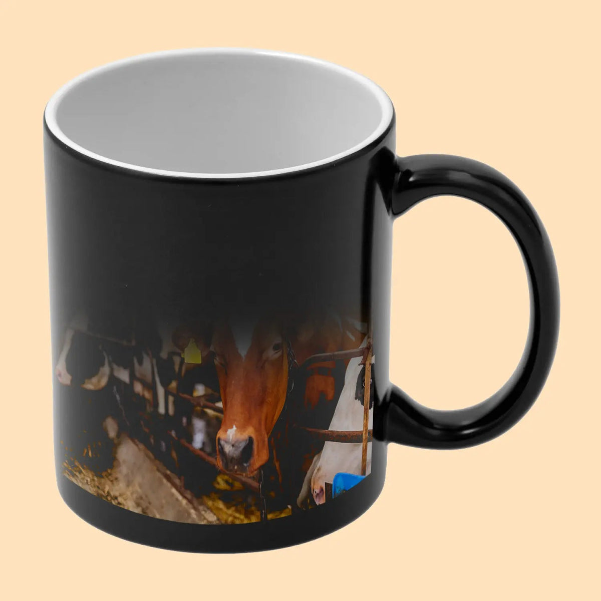 Sublimation Magic Mug 11oz Matt Black - Color Changing