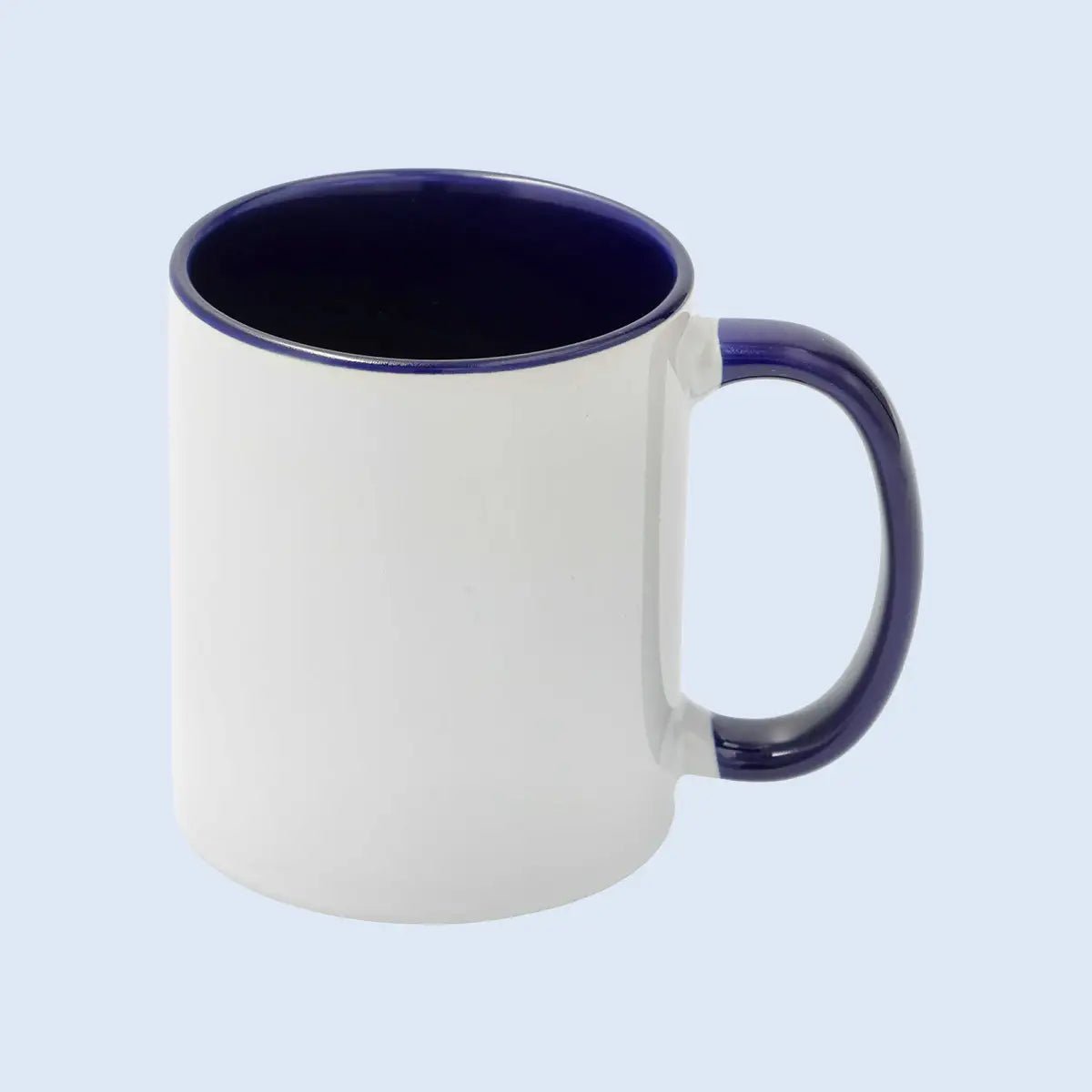 Sublimation Mug 11oz - dark blue inside and handle