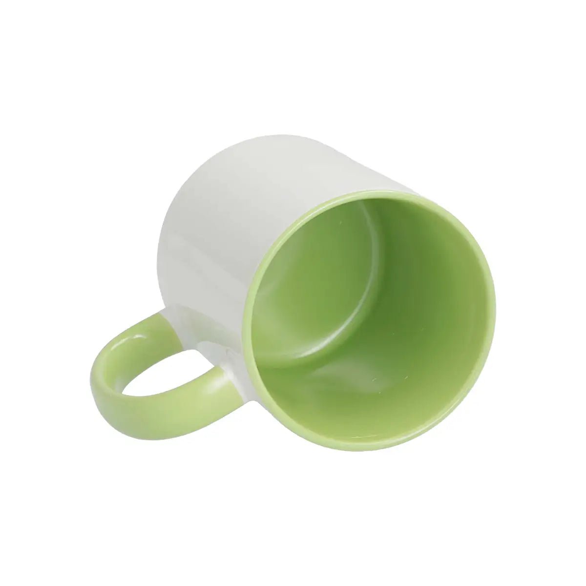Sublimation Mug 11oz - inside & handle Light Green