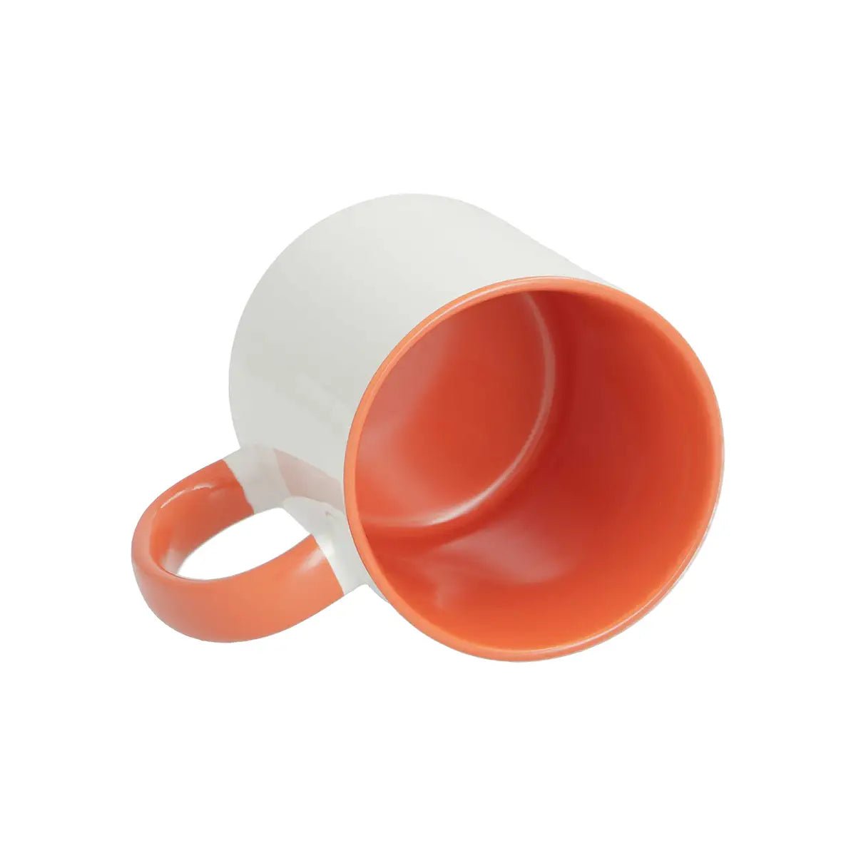 Sublimation Mug 11oz - inside & handle Orange