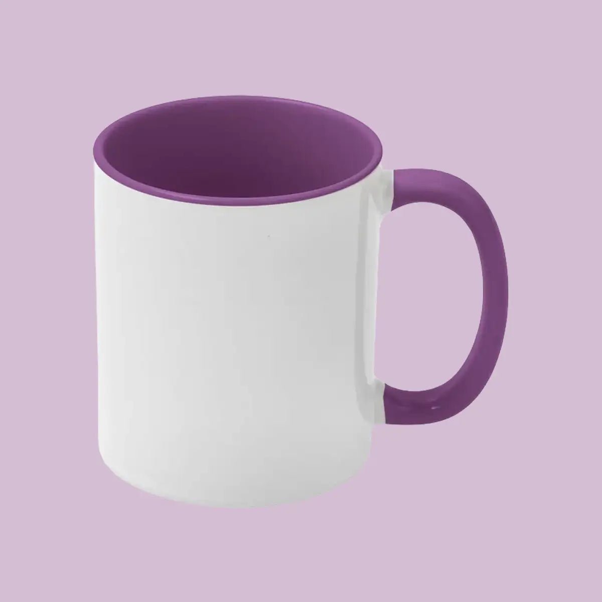 Sublimation Mug 11oz - inside & handle Purple