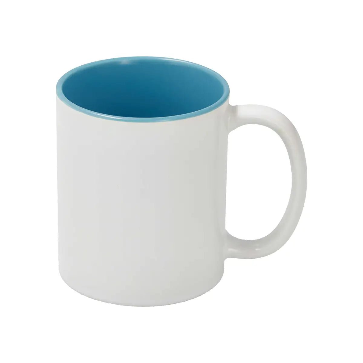 Sublimation Mug 11oz - inside Light Blue & handle White
