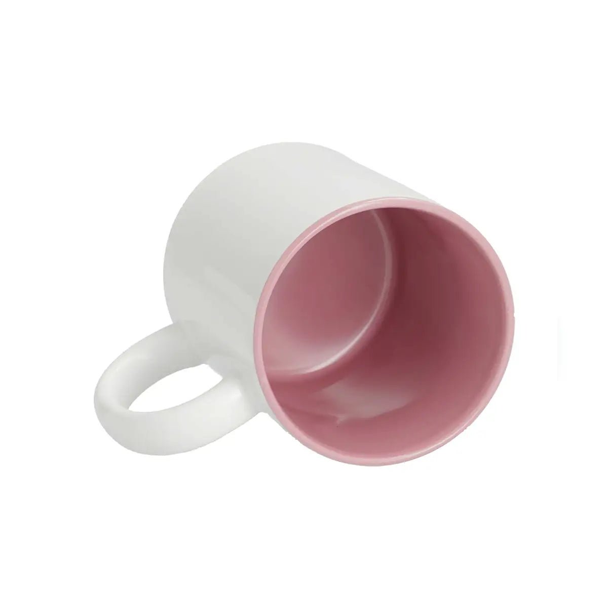 Sublimation Mug 11oz - inside Pink & handle White