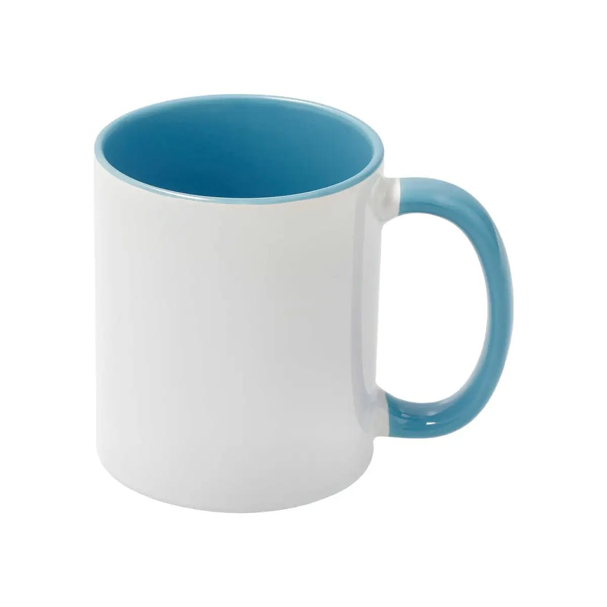 Sublimation Mug 11oz Light Blue - Inside and Handle