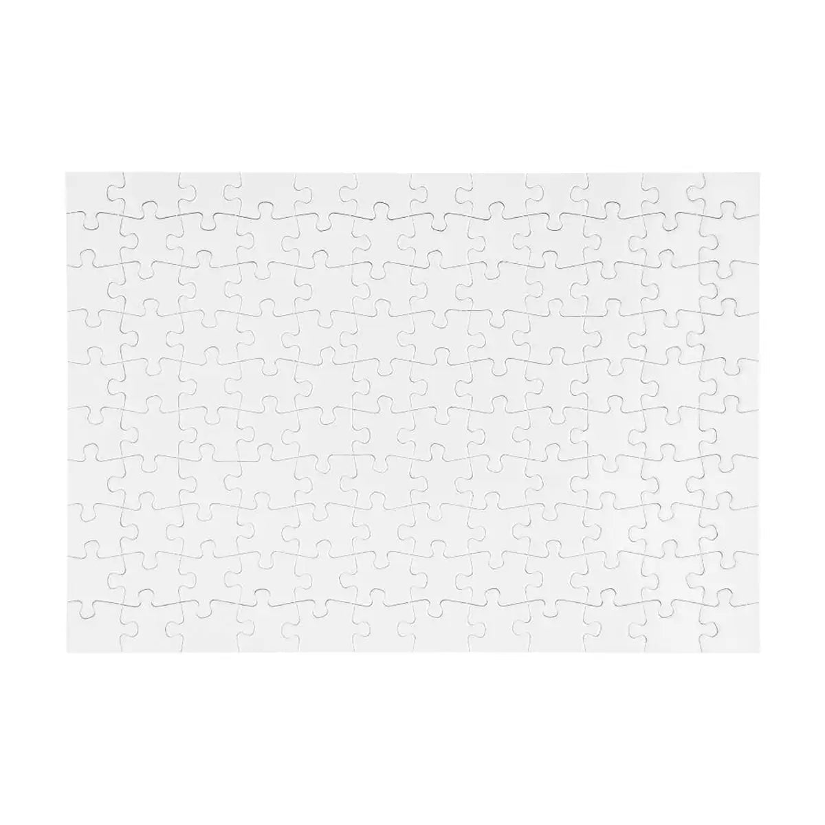 Sublimation Puzzle 120 Pcs Rectangular made of Cardboard - 20 x 28 cm