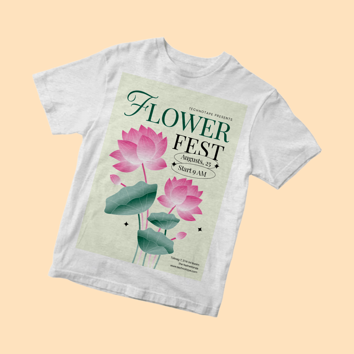 Sublimation T-Shirt for Adults size M - Grey