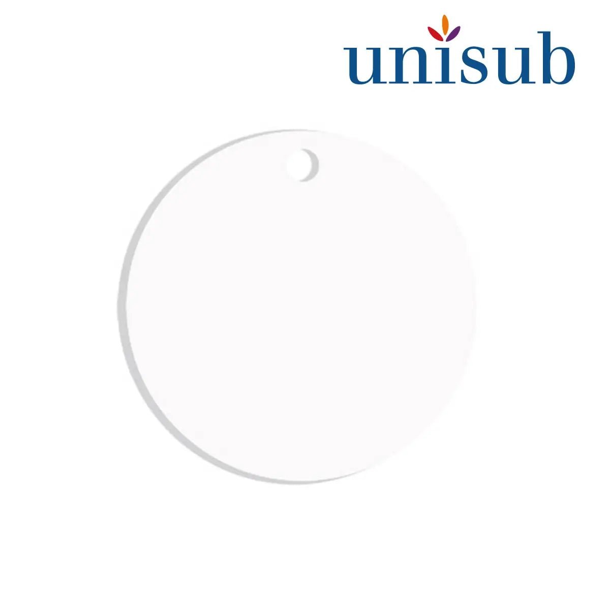 Unisub Acryl Ornament Circle 2 Sided 79 x 79 x 6 mm - 4953