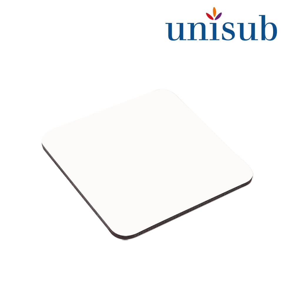 Unisub Sublimation Coaster with Cork Back - 95,2 x 95,2 x 3,18 mm