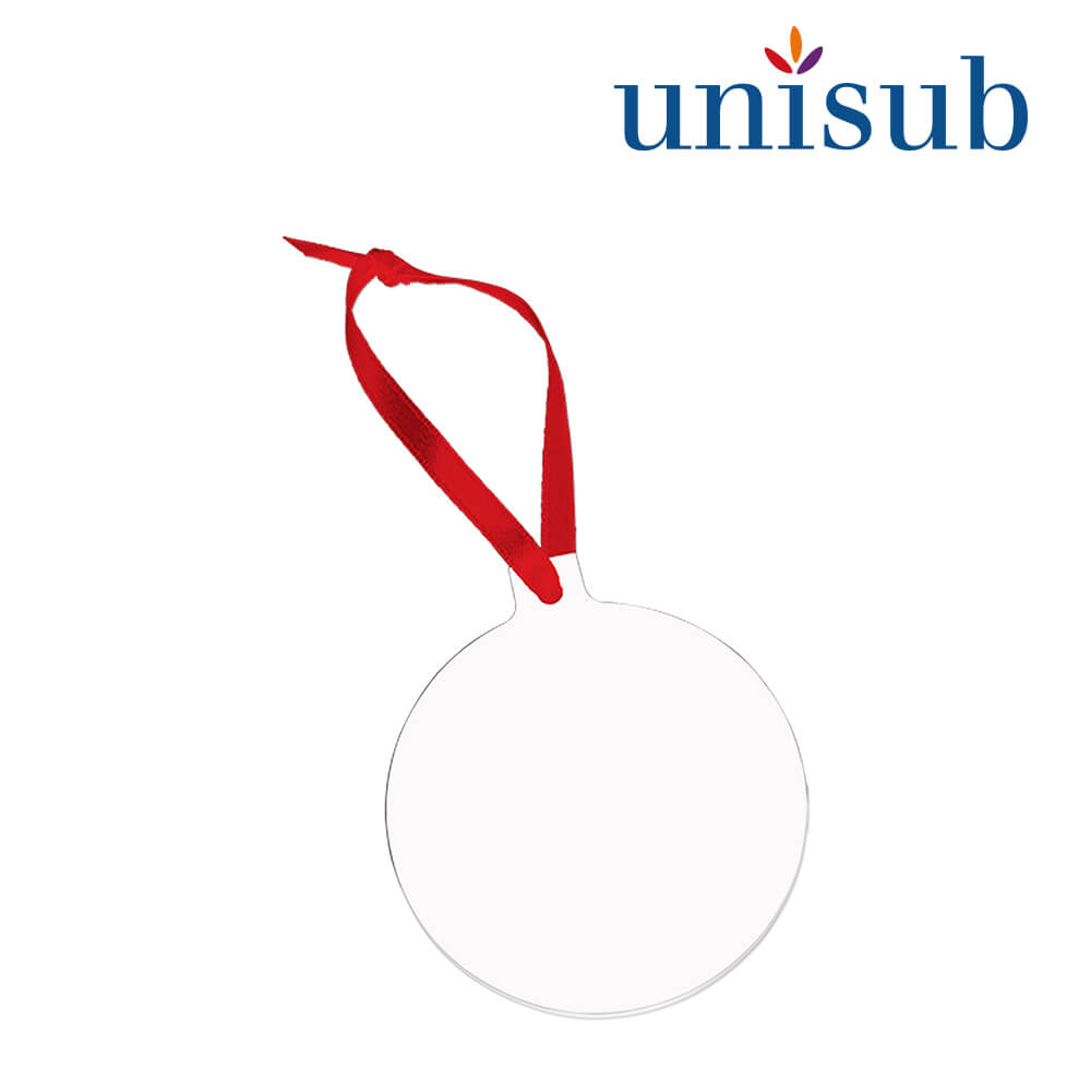 Unisub Sublimation Ornament - Ball 2 Sided