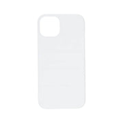 3D Apple iPhone 13 Sublimation Case - Matte White Backside View