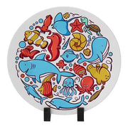3D Sublimation Plate, Ø203 mm - Gloss White
