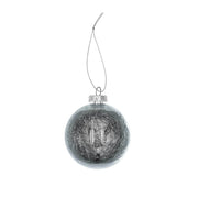 Christmas Ball Plastic Ø80mm - Green String